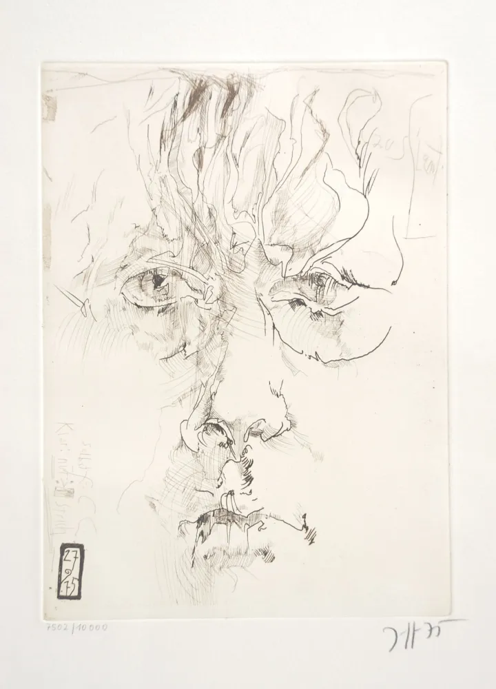 エッチング Janssen - Autoportrait