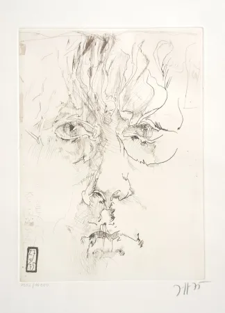 エッチング Janssen - Autoportrait