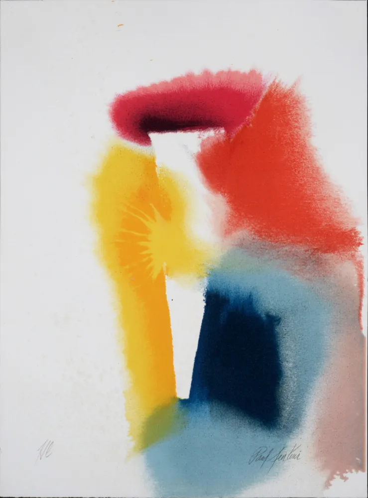 リトグラフ Jenkins - Abstract Composition, c. 1980 - Hand-signed! 