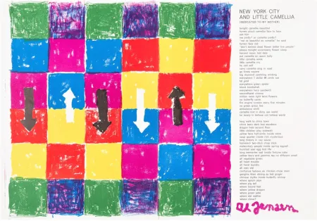 リトグラフ Jensen - New York City and Little Camellia