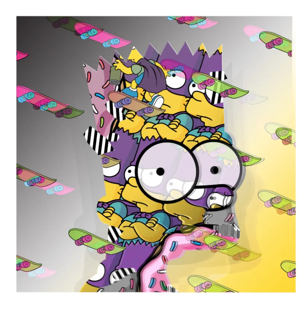 シルクスクリーン Jerkface - Nollie Front Foot Flip(Lenticular)