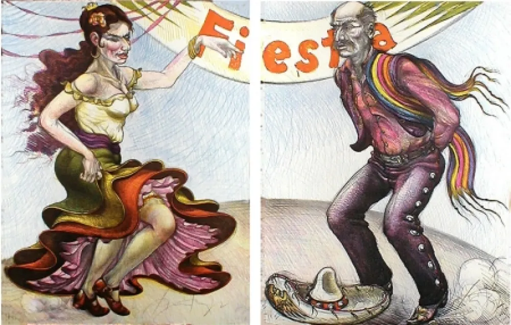 多数の Jimenez - Fiesta (diptych)