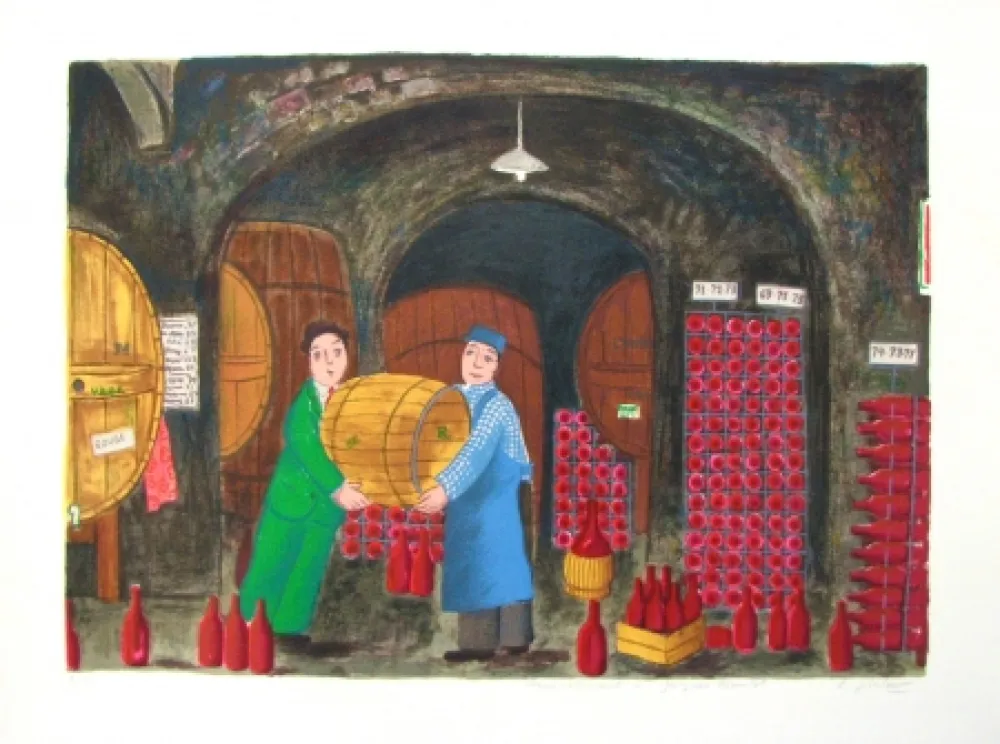 リトグラフ Jirlow - Untitled