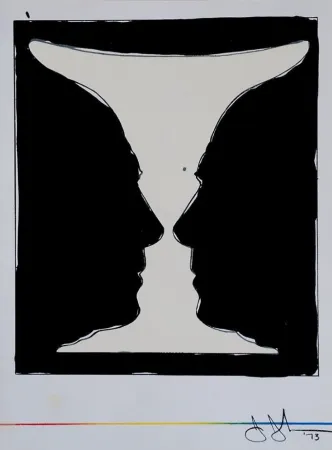 リトグラフ Johns - Cup two Picasso