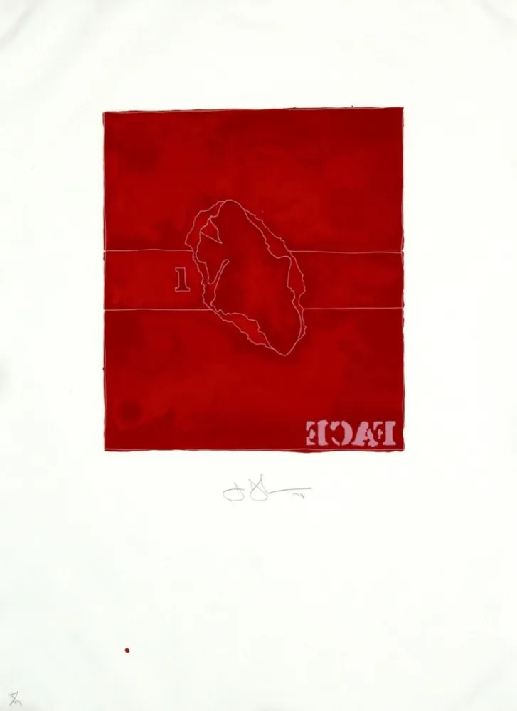 リトグラフ Johns - Face