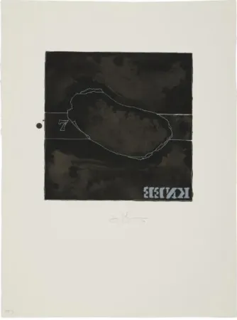 リトグラフ Johns - Knee