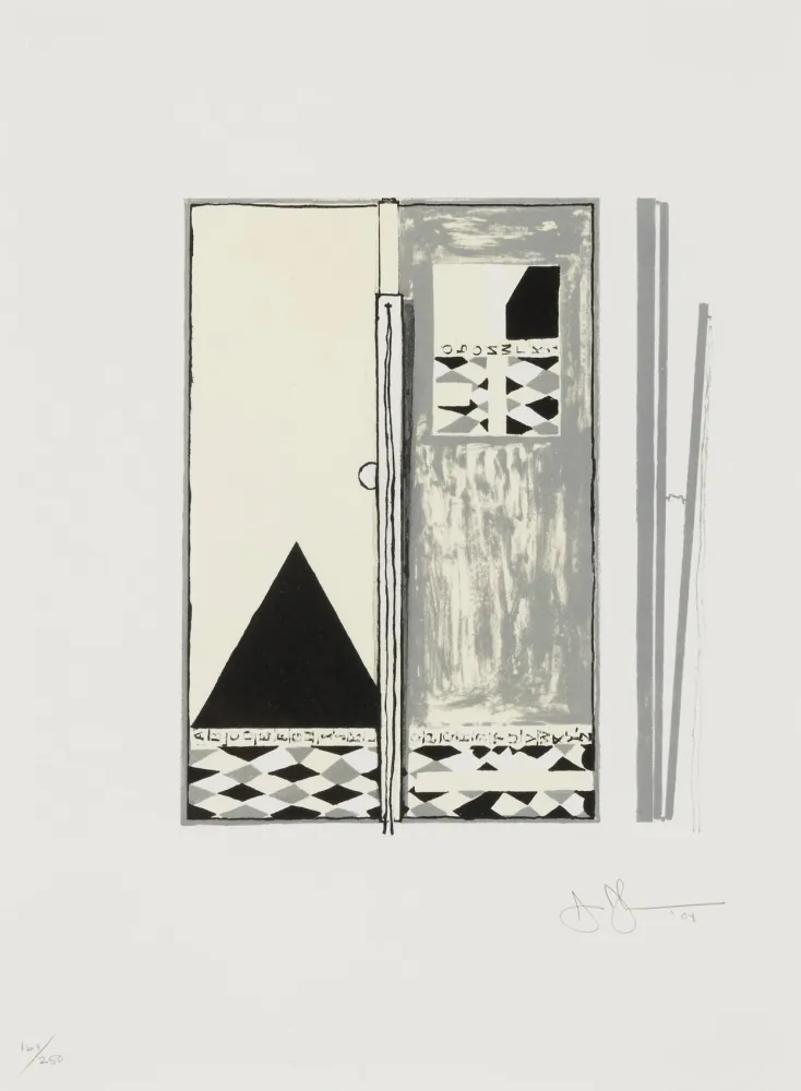 リトグラフ Johns - Pyre 2