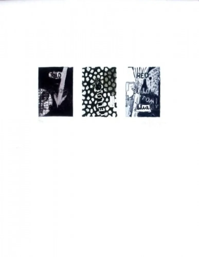 エッチングと　アクチアント Johns - Untitled