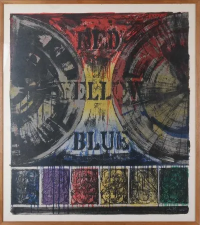 リトグラフ Johns - Untitled