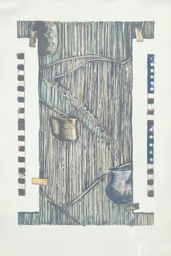 リトグラフ Johns - Ventriloquist