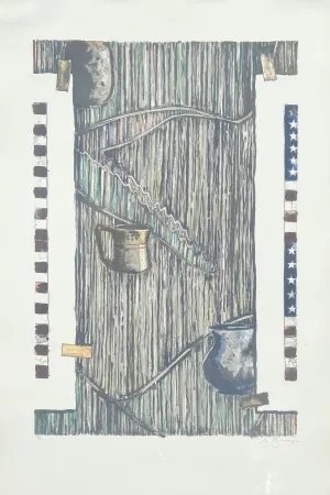 リトグラフ Johns - Ventriloquist