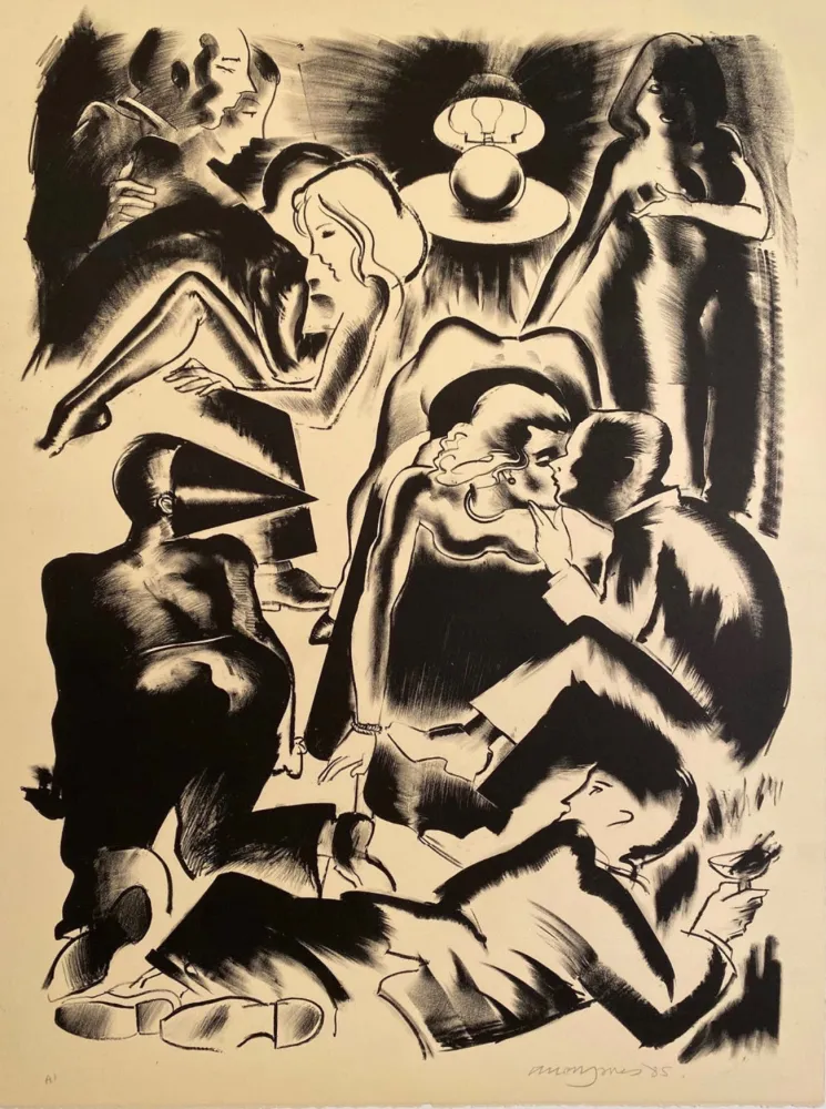 リトグラフ Jones - High Society