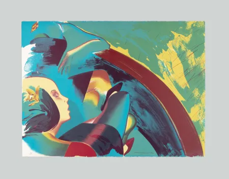 リトグラフ Jones - Stage set (2)