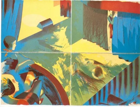 リトグラフ Jones - Stage Set