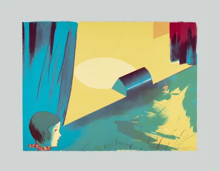 リトグラフ Jones - Stage set (4)