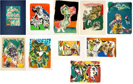 リトグラフ Jorn - 9 intimités graphoglyptiques