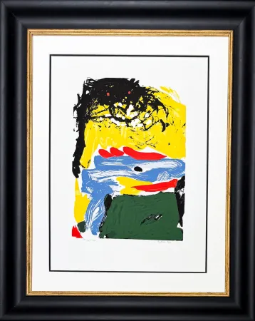 シルクスクリーン Jorn - Asger Jorn (1914–1973) - Color Serigraph on paper - 1970