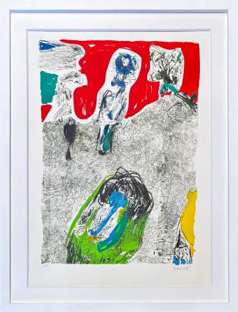 リトグラフ Jorn - Asger Jorn (1914–1973) – La Vallée des charme – 8-colour lithography – 1969