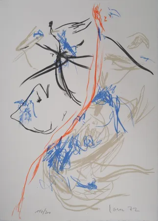 リトグラフ Jorn - Couleurs en mouvement 