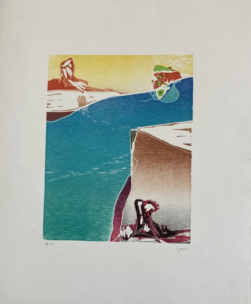 木版 Jorn - Dans le sillage d'if aube