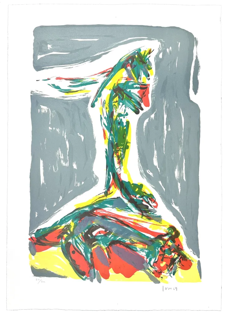 リトグラフ Jorn - Jubilation Larmoyennageuse