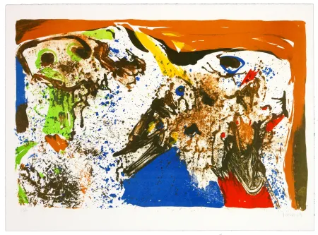 リトグラフ Jorn - La fête des morts