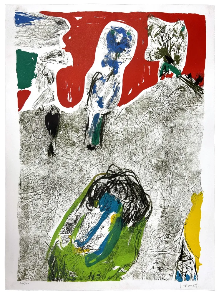 リトグラフ Jorn - La vallée de Charme