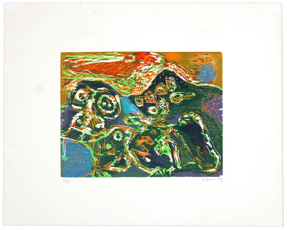 木版 Jorn - L’enfer des jeux clos