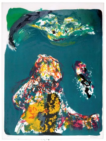 リトグラフ Jorn - Liberté surveillée