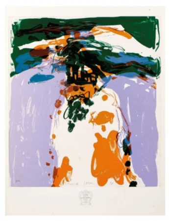 リトグラフ Jorn - Lithographie couleur