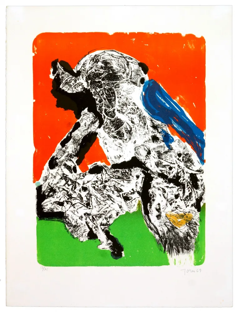 リトグラフ Jorn - Provocation ratée