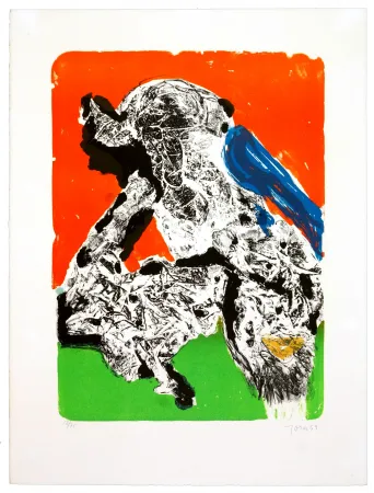 リトグラフ Jorn - Provocation ratée