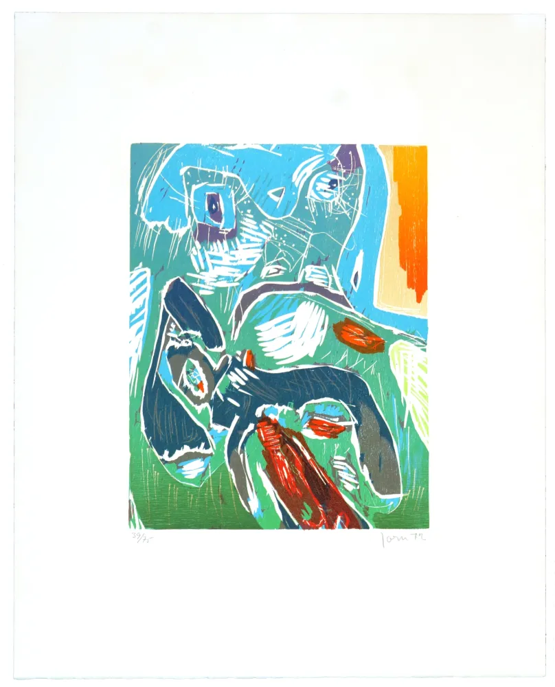 木版 Jorn - Strabisme pastoral