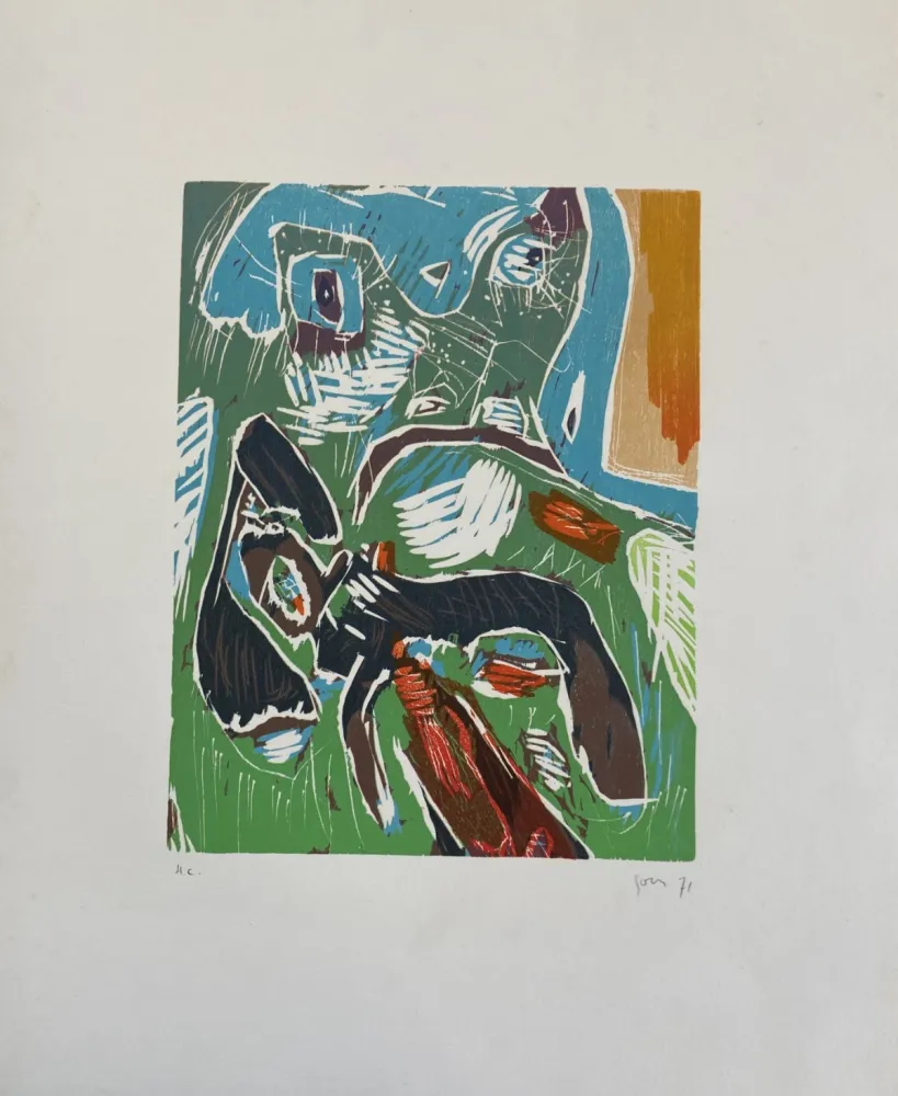 木版 Jorn - Strabisme Pastoral