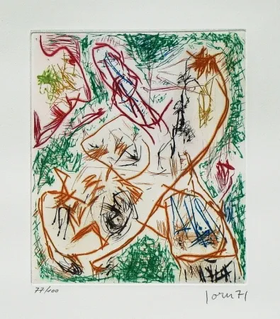 エッチングと　アクチアント Jorn - Tarotaumagie offusquée