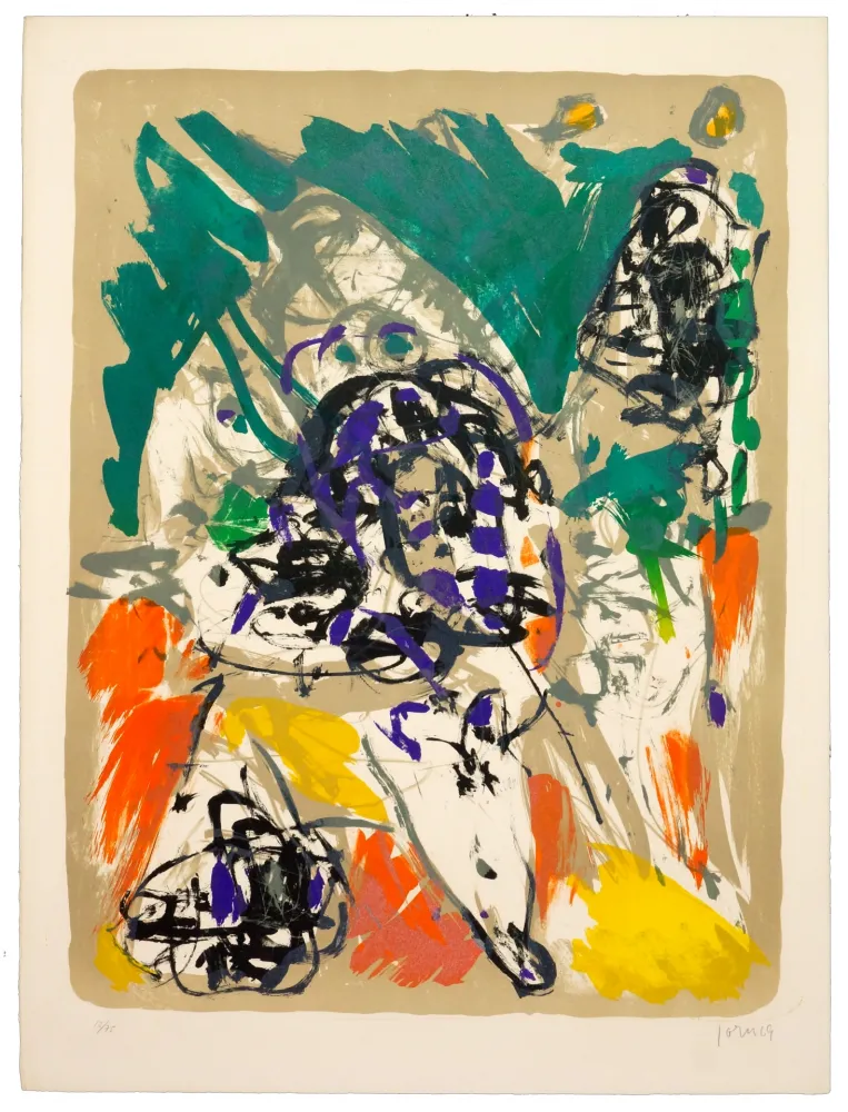 リトグラフ Jorn - Trop tard