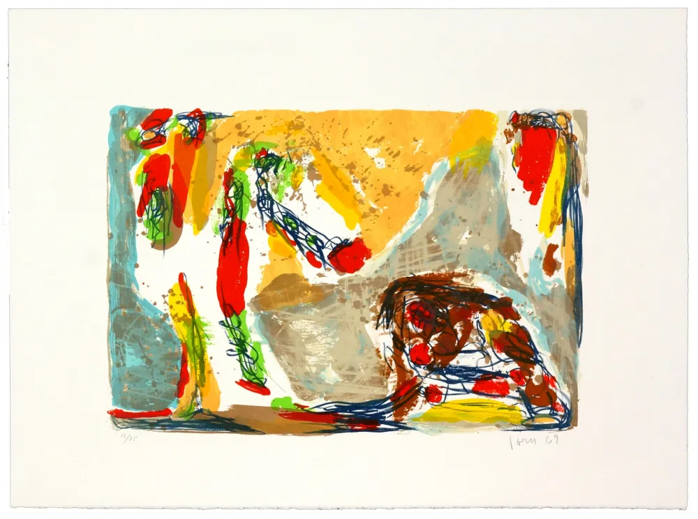 リトグラフ Jorn - Trop tôt