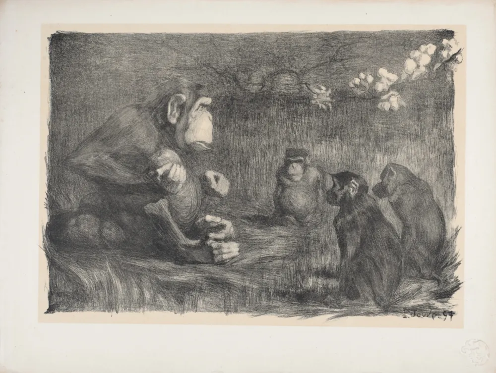 リトグラフ Jouve - Le Jugement de Pâris, 1897