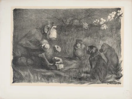 リトグラフ Jouve - Le Jugement de Pâris, 1897