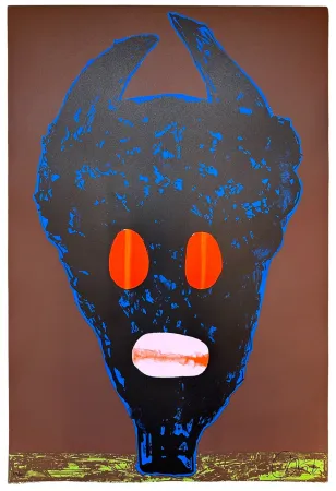 リトグラフ Kabangu - The good kid