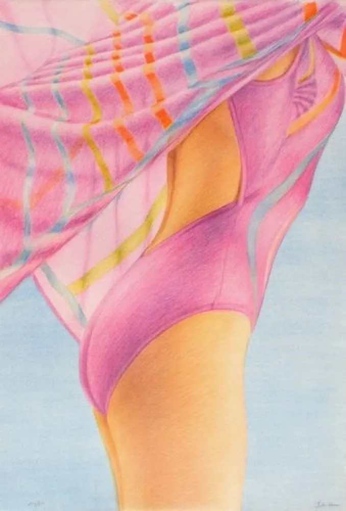 リトグラフ Kacere - PURPLE SWIMMER (OLYMPICS OF BARCELONA)