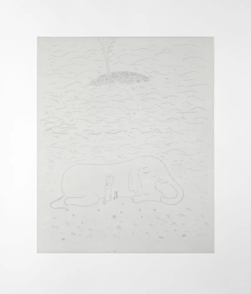 彫版 Kaga - Elephant and whale