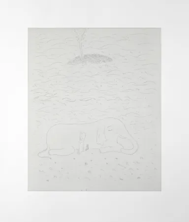 彫版 Kaga - Elephant and whale