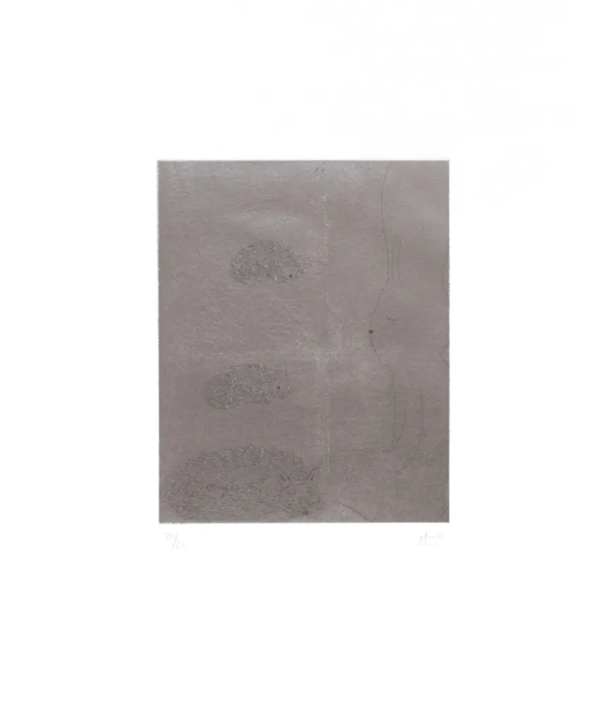 彫版 Kaga - Four sleepers with cats and fox