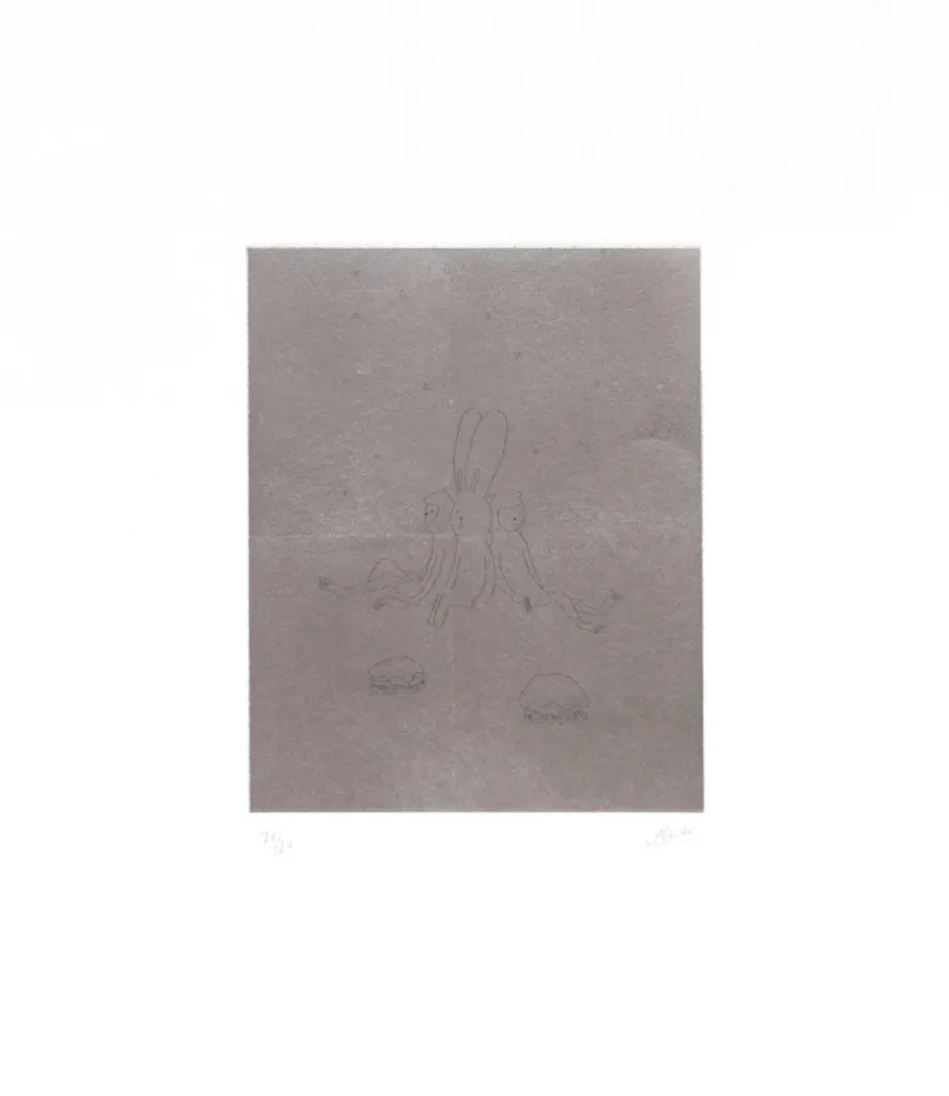 彫版 Kaga - Four sleepers with monkeys