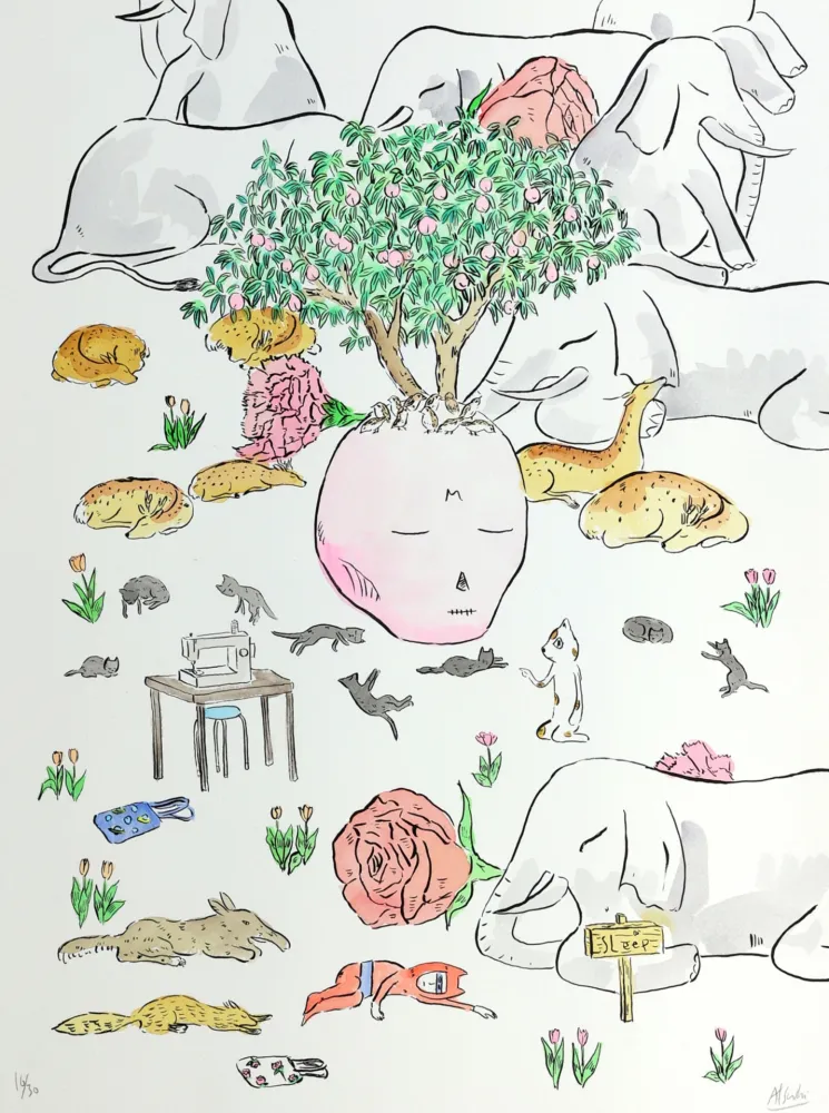 多数の Kaga - Peach tree