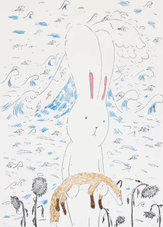 リトグラフ Kaga - Usacchi 2