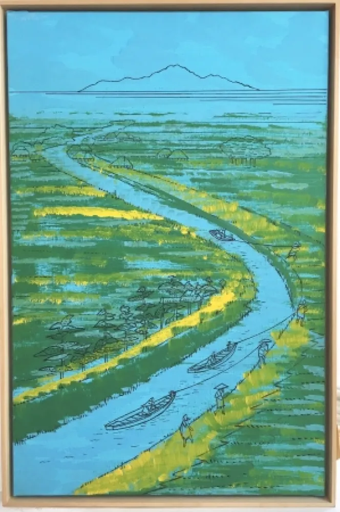 技術的なありません Kaller - Japanisches Reisfeld