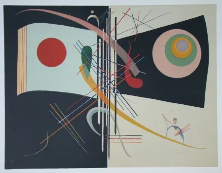リトグラフ Kandinsky - Composition, période parisienne 1934-1944