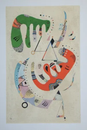 リトグラフ Kandinsky - Composition, période parisienne 1934-1944